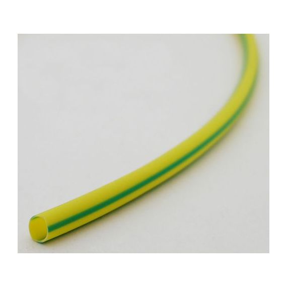 Guaina termorestringente diametro 3mm giallo-verde 1m EL099 